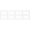 Ekena Millwork Set of Four Panels for 94 1/2"W x 28 1/4"H Kiowa Fretwork Wainscot Wall Paneling WPKP14X01X47KWA - alternate 2